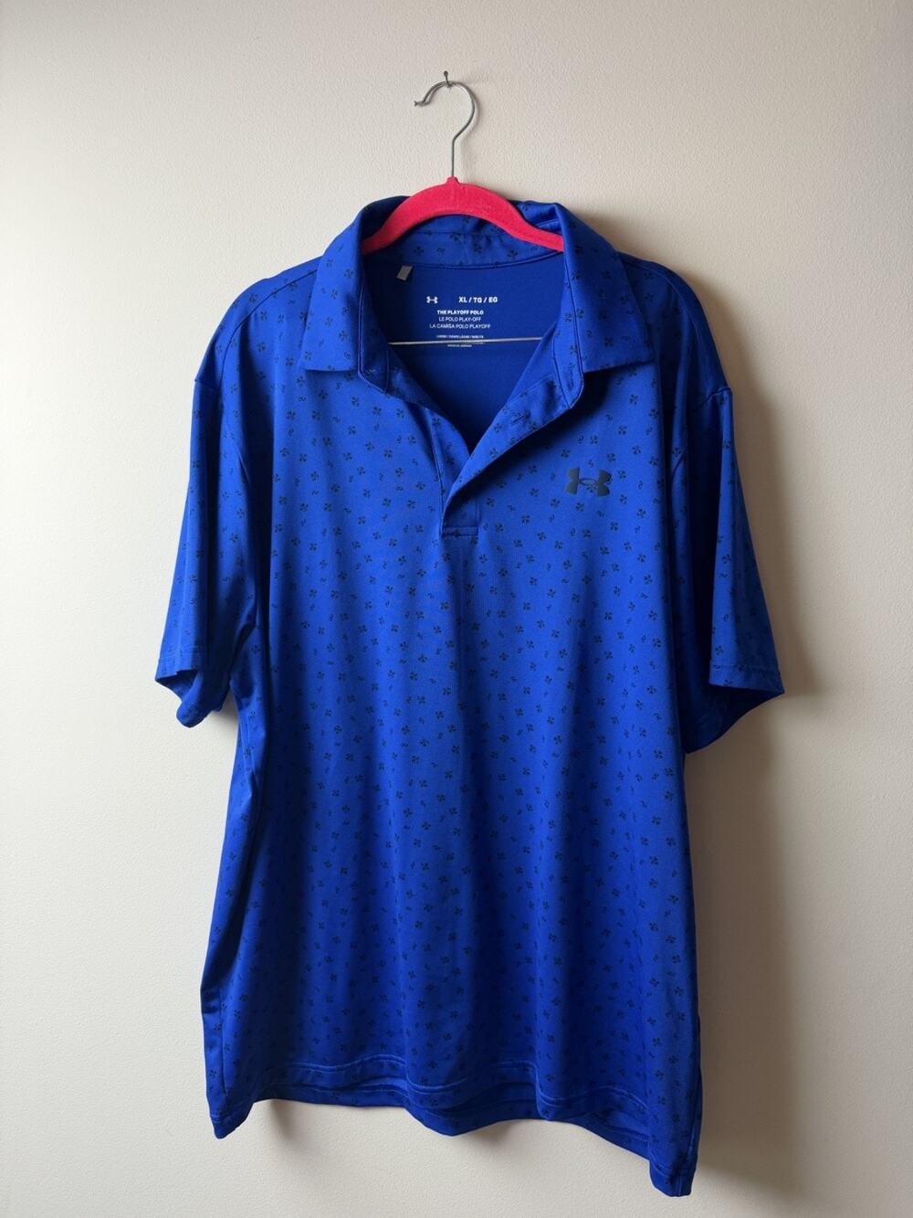 Under Armour Playoff Polo 2.0 Men's XL Blue Golf Shirt 1327037 NWOT